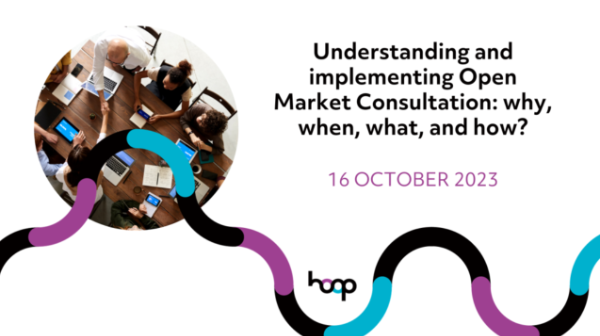 Understanding and implementing Open Market Consultation: why, when, what, and how?
