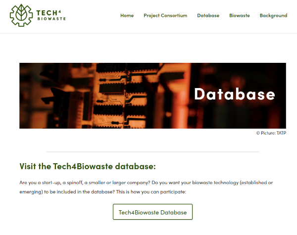 Tech4Biowaste database