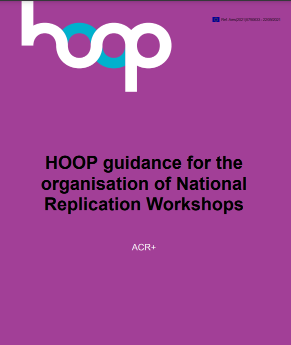 HOOP project_Guidance for the organisation of National Replication Workshops